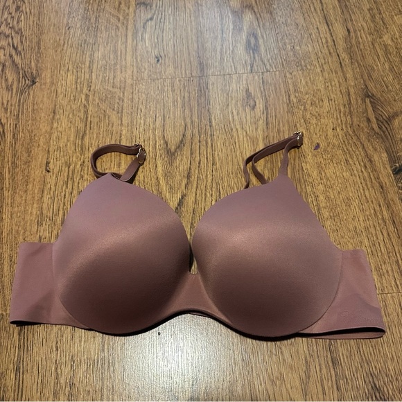 Victoria's Secret Other - Victoria’s Secret brown/rose padded Bra size 36B sexy adjustable straps